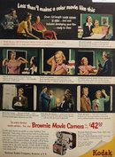 Kodak Brownie Movie Camera 1953 Ad