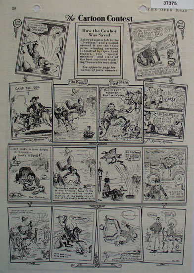 The Open Road Cartoon 1931 Contest