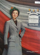 Forstin Ann Wool Clothes 1949 Ad