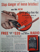 ProPhyLacTic Perma Grip Tooth Brush 1933 Ad