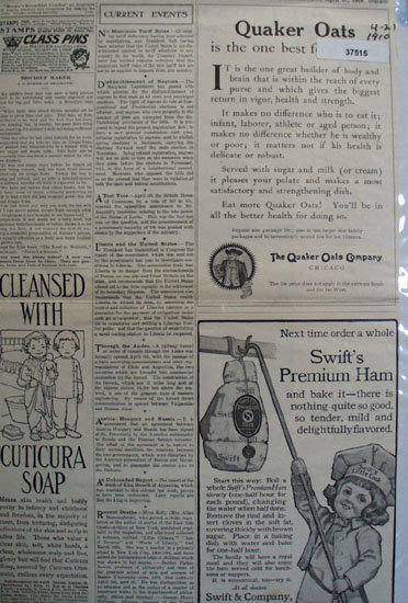 Quaker Oats And Swifts Premium Ham 1910 Ad