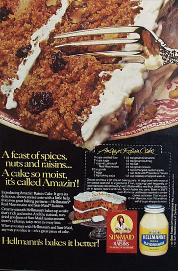 Hellmanns Real Mayonnaise 1981 Ad