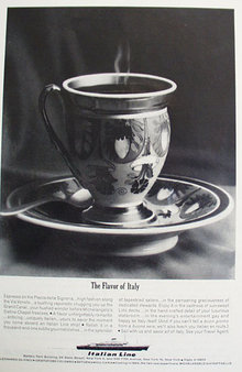 Italian Line Ship 1963 Ad