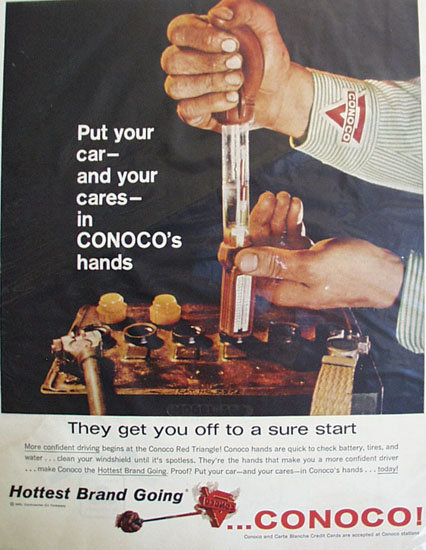 Continental Oil Co. Conoco 1960 Ad