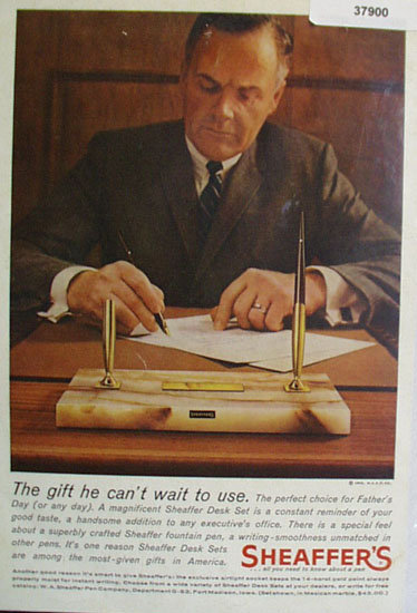 Sheaffers 14 Karat Gold Point Fountain Pen 1963 Ad