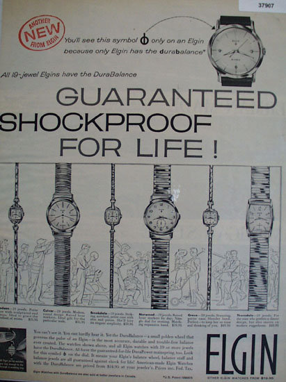 Elgin Watches 1959 Ad