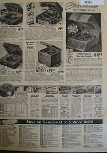Silvertone Streamliner Portable Record Players 1938 Ad