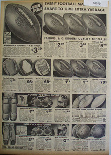 Sears Shop By Mail sporting Goods 1936 Ad