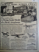 Ideal Model Airplanes 1928 Ad