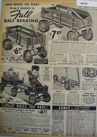 Sears Shop By Mail 1938 toys Ad