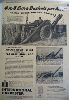 McCormick Picker And Farm all Tractor 1955 Ad