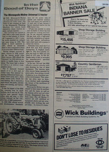 Minneapolis Moline Tractor 1985 Article