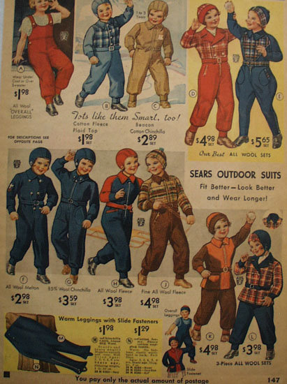 Sears Young Girls Clothes 1935 Ad