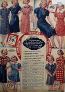 Sears Young Miss Dresses 1936 Ad
