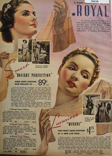 Sears Womens Royal Hosiery 1938 Ad