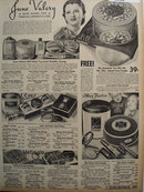 Sears Cosmetic Lines 1938 Ad