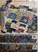 Sears Carefree Cotton Fabric 1938 Ad