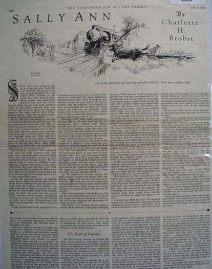 The Companion 1925 Short Story
