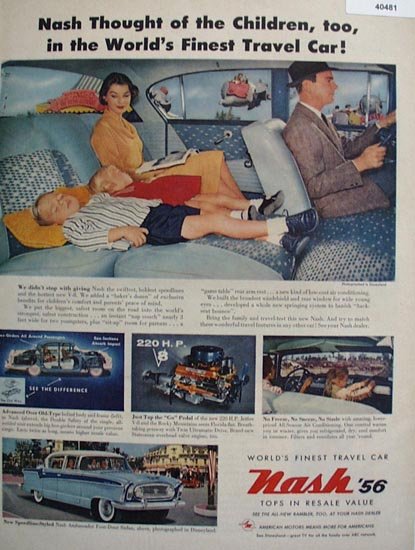 Nash Ambassador Car 1956 Ad