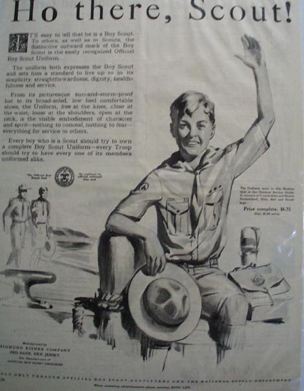 Boys Life Boy Scout Uniforms 1929 Ad