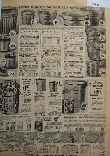 Sears Galvanized Ware 1936 Ad