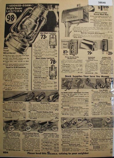 Sears Farm Equipment 1936 Ad