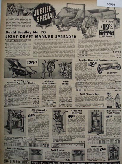 Sears Farm Machinery 1936 Ad