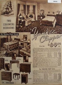 Sears Yankee Clipper Bed Room Furniture 1936 Ad