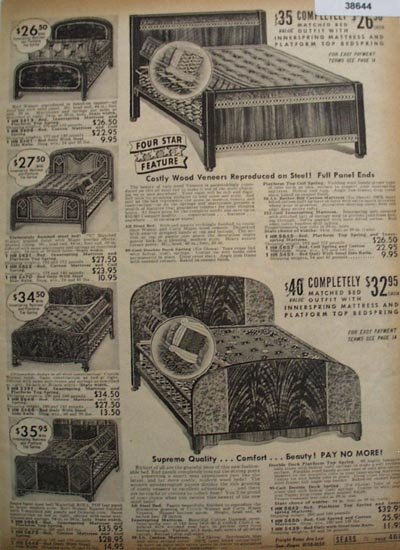 Sears Beds Mattresses Springs 1938 Ad