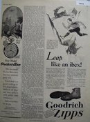 Goodrich Zipps Athletic Shoes 1928 Ad