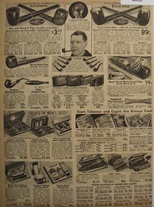 Sears Smoking Supplies 1938 Ad