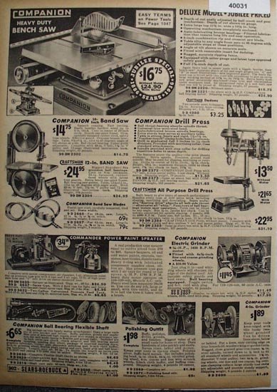 Sears Power Tools 1936 Ad
