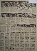 Sears Hammers Hatchets And Tools 1938 Ad