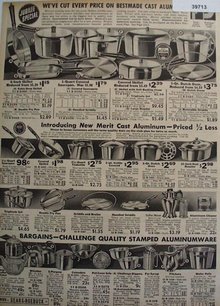 Sears Bestmade Cast Aluminum Pots And Pans 1936 Ad