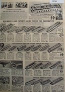 Sears Harmonicas, Ocarinas, Jews Harp 1938 Ad