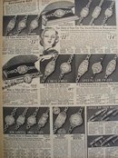 Sears Womens And Girls Watches 1938 Ad