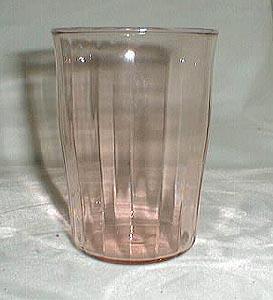 Depression Juice Glass in Pink