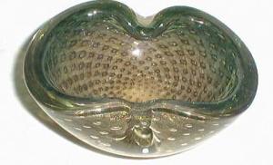 Venetian? Bulliante Green Gold Bowl a MUST see