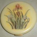 Fifth Avenue Compact UNUSUAL size with Iris Flower