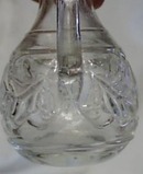 Wonderful pressed glass cruet set, OLD