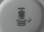 Porcelain cup & plate with German Shepherd
