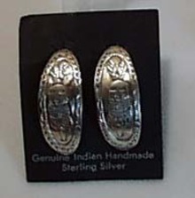 Indian Handmade Sterling Silver Earrings