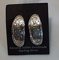 Indian Handmade Sterling Silver Earrings