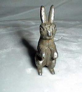 Peter rabbit ? old lead bunny