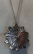 Simulated Turquoise & Silver Tone Pendant