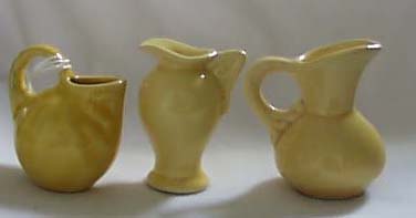 Shawnee Mini urns & pitcher 3 of them