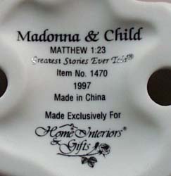 Madonna and Child Figurine