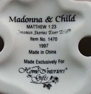 Madonna and Child Figurine
