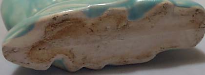 Graceful Pottery Swan Matt Blue/green Finish