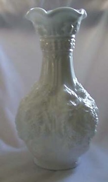 Imperial, Loganberry, Milkglass Tall Vase